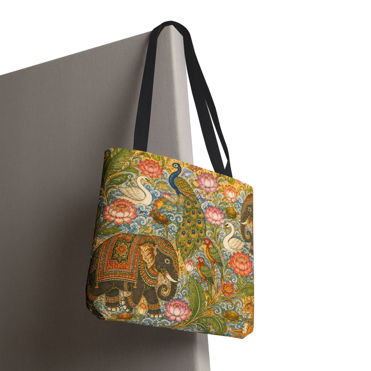 Kerala mural-inspired Tote