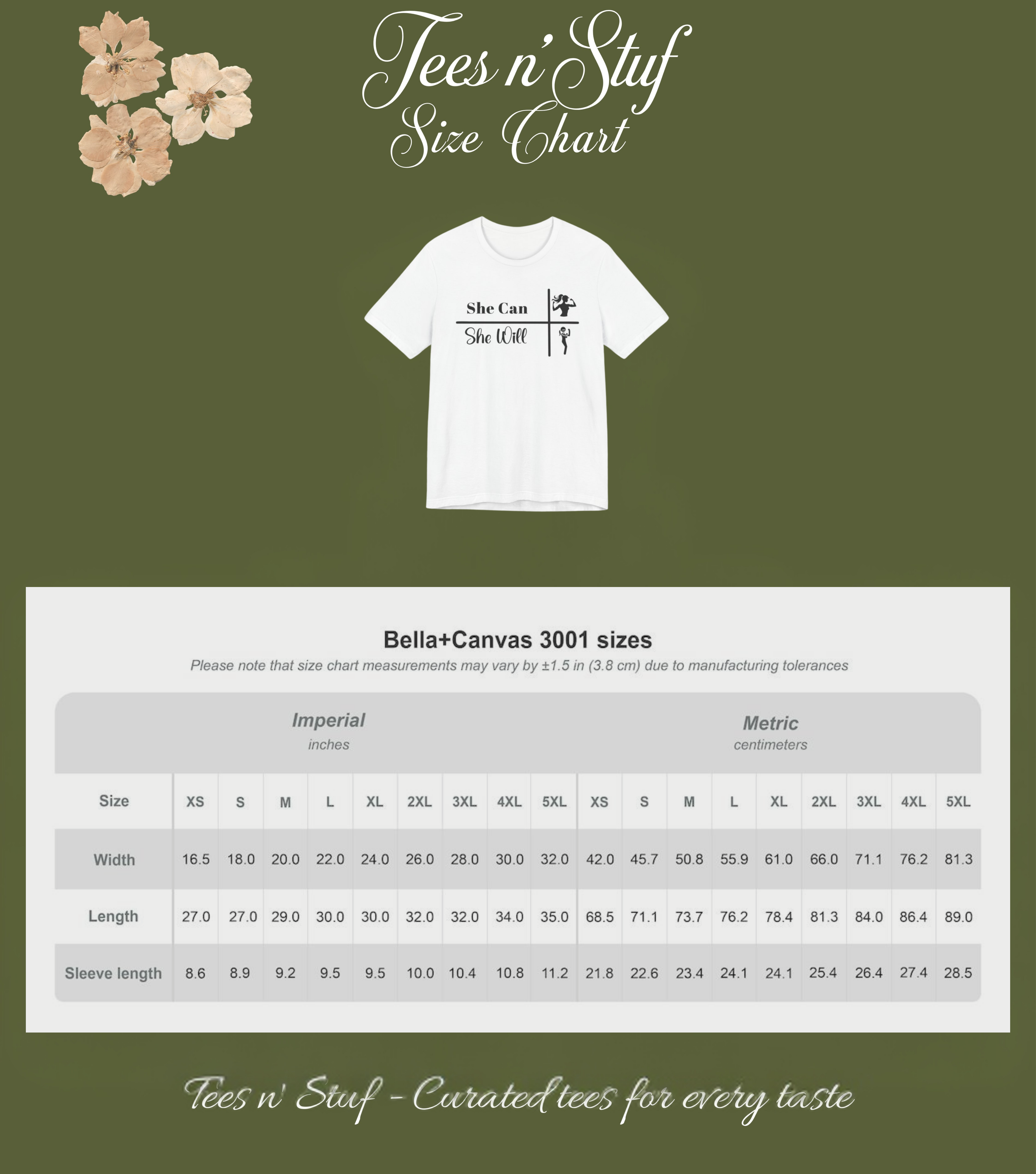 She Can She Will Tee