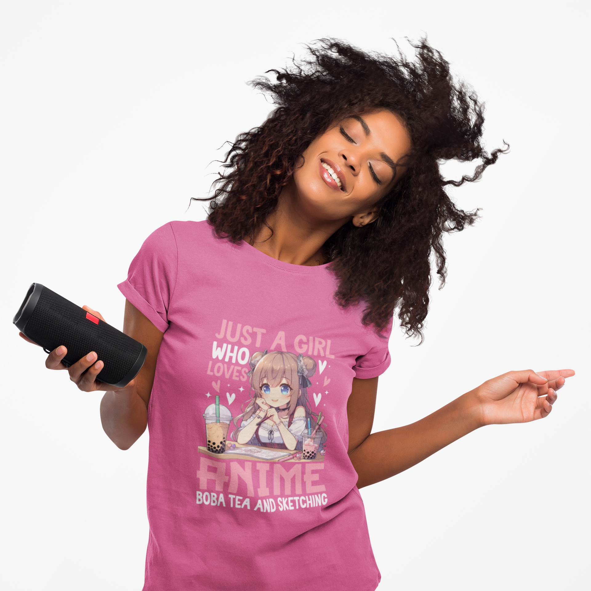 Just a Girl who loves Anime Teen Cotton Tee