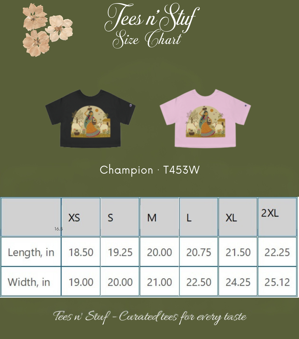Village  Vibe Crop Tee