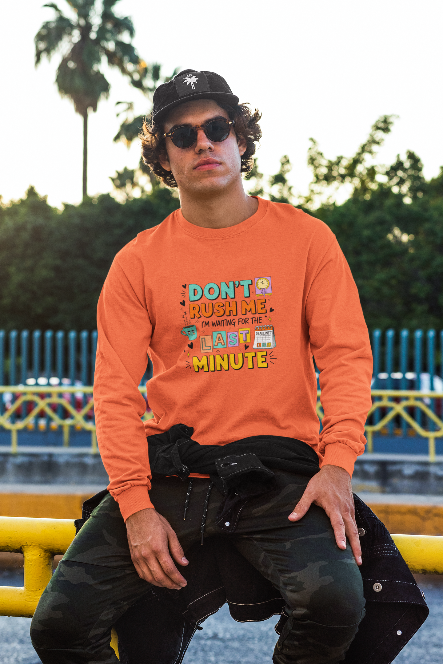 Last Minute Vibes Long Sleeve Tee