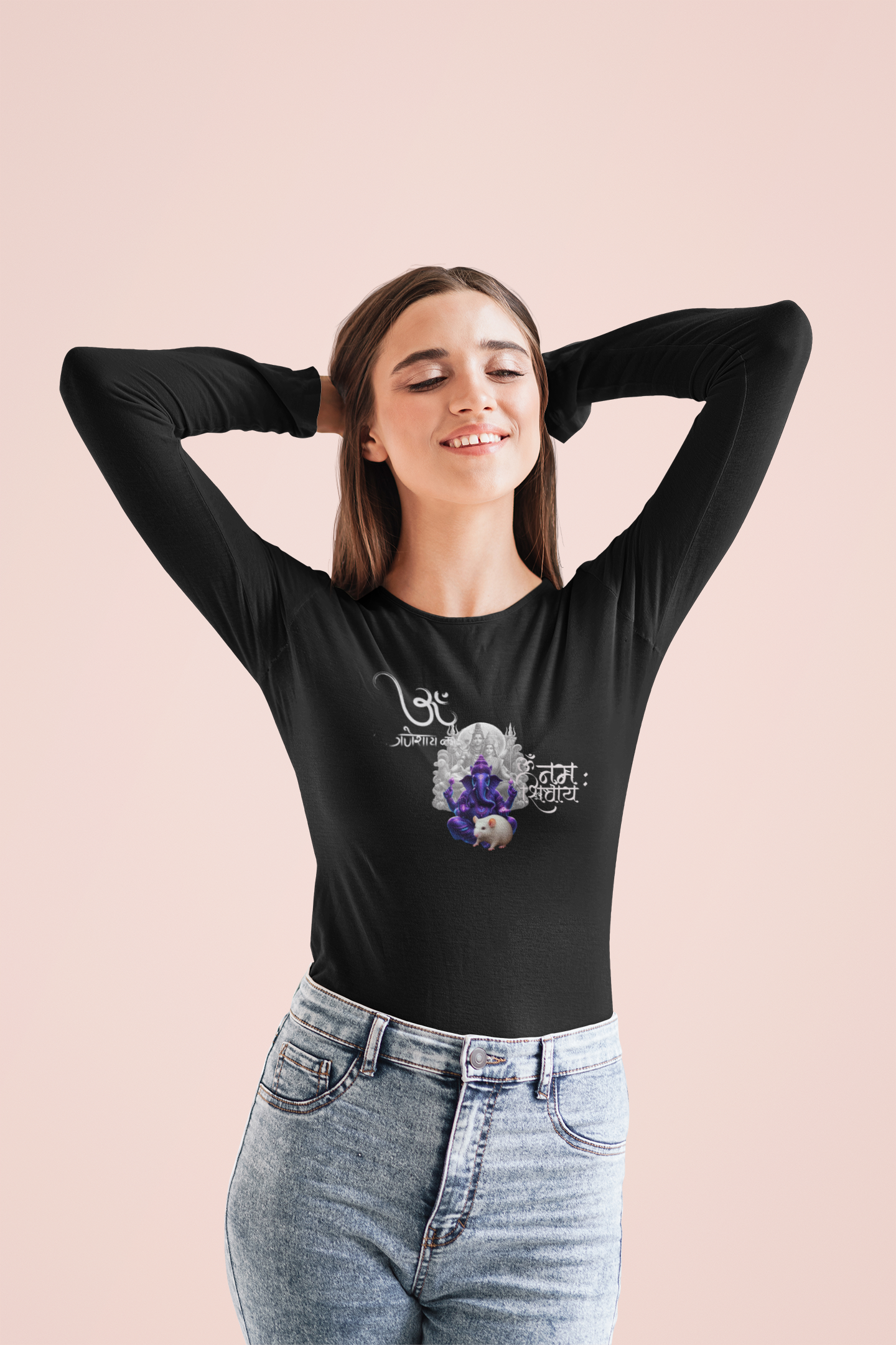 Sri Ganesha Long Sleeve Tee