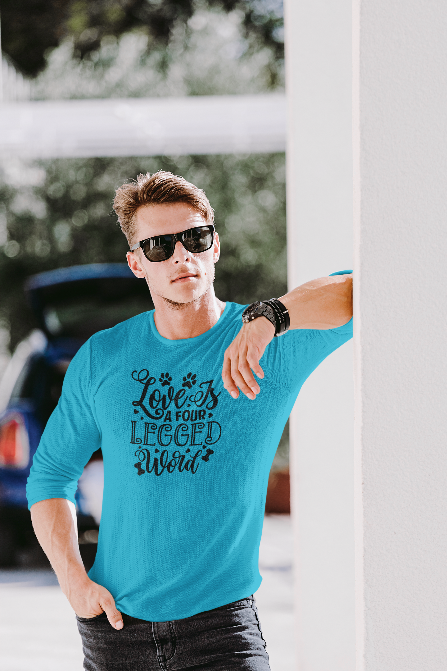 Love Is A Four-Legged World Long Sleeve Tee