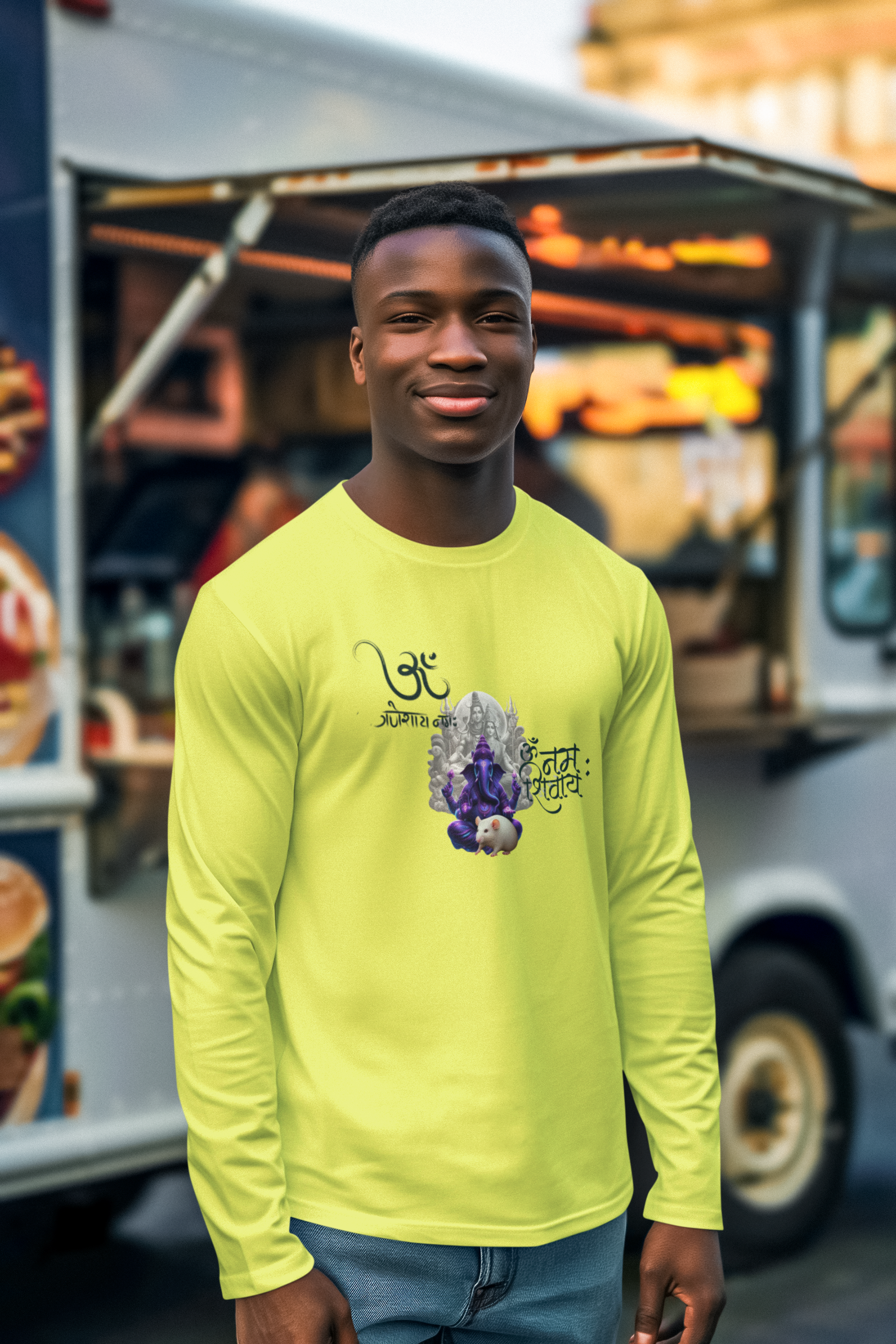 Sri Ganesha Long Sleeve Tee