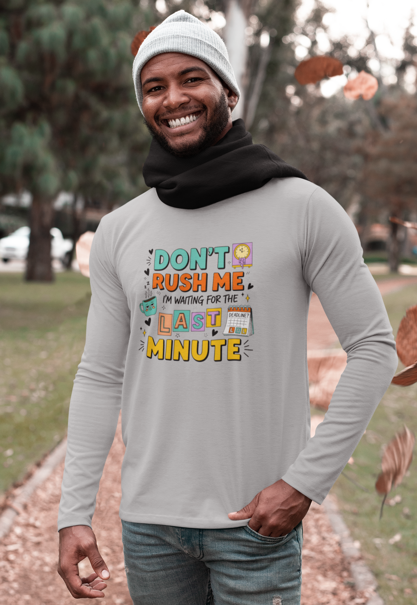 Last Minute Vibes Long Sleeve Tee